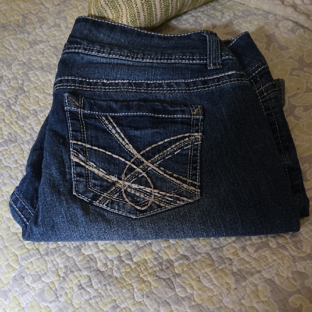 Wallflower Dark Blue Women's Jean Shorts